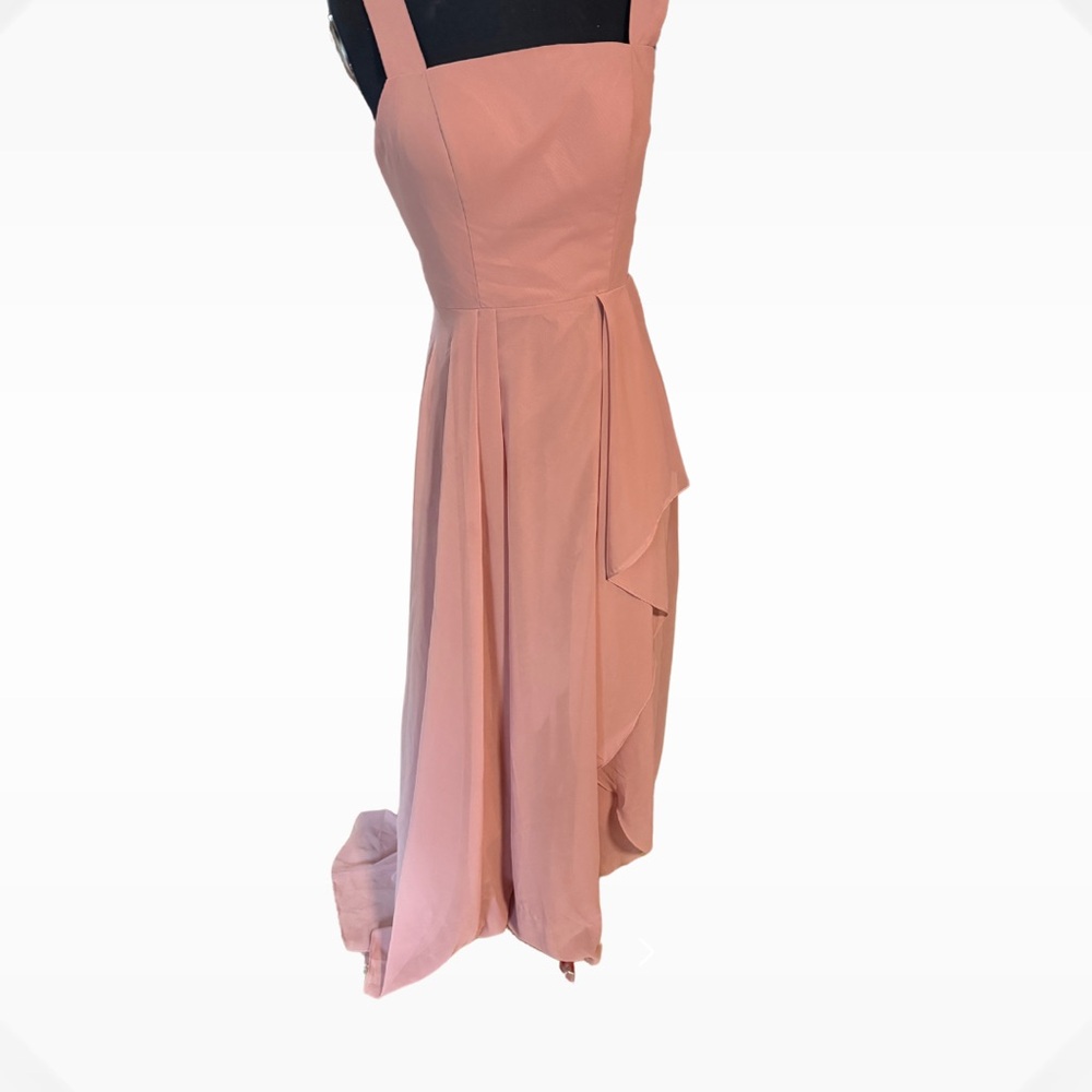 Elegant Pink Sleeveless Dress